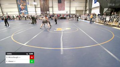 230 lbs Consi Of 8 #1 - Dominic Mccullough, OH vs Cody Alessi, NY