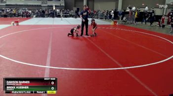 55 lbs Champ. Round 1 - Dawson Barnes, Redwood Valley vs Brekk Huebner, MAHACA