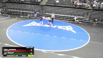 153 lbs Cons. Round 1 - Trey Johnson, Box Elder vs Jax Hinkley, Lehi