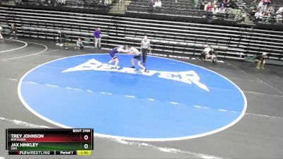 153 lbs Cons. Round 1 - Trey Johnson, Box Elder vs Jax Hinkley, Lehi
