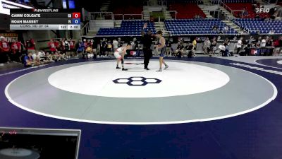 113 lbs Cons. Rd Of 64 - Camm Colgate, CA vs Noah Massey, FL