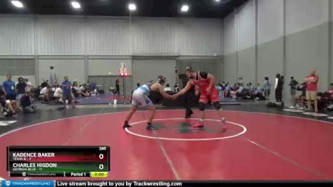 285 Lbs Semis And 1st Wrestleback 8 Team Kadence Baker Texas B Vs