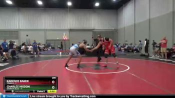 285 lbs Semis & 1st Wrestleback (8 Team) - Kadence Baker, Texas B vs Charles Higdon, Georgia Blue