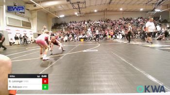 61 lbs Quarterfinal - Bexley Leisinger, Choctaw Ironman Youth Wrestling vs Michael Robison, Sperry Wrestling Club