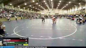 190 lbs Cons. Round 2 - Cade Galbraith, Morgan vs Jack Done, Cedar Valley