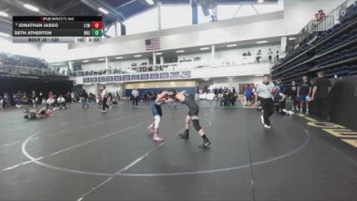125 lbs Champ. Round 1 - Seth Atherton, Rio Hondo College vs Jonathan Jasso, Lemoore College