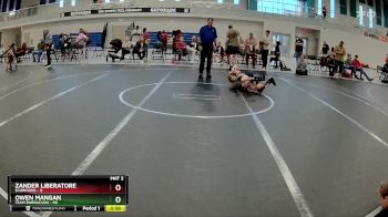 60-64 lbs Cons. Round 3 - Zander Liberatore, Scorpions vs Owen Mangan, Team Barracuda