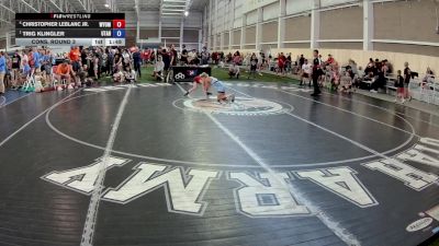 67 lbs Cons. Round 3 - Christopher LeBlanc Jr., Wyoming vs Trig Klingler, Utah