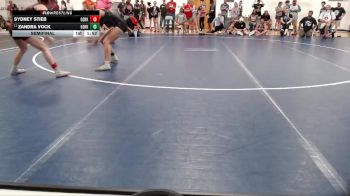 110-120 lbs Semifinal - Zandra Vock, Oregon vs Sydney Stieb, ISI