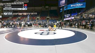 132 lbs Semis - CJ Caines, Pennsylvania vs Jack Cole, Pennsylvania