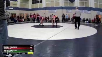 175 lbs Round 2 (4 Team) - Caden Thacker, Mater Dei vs Troy Randolph, East Central