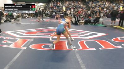 106 lbs Consi Of 16 #2 - Emelly Diaz Santos, NJ vs Kiera Partello, FL