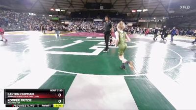 70 lbs Champ. Round 2 - Easton Chipman, Askeo International Mat Club vs Kooper Fritzie, Washington