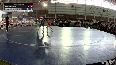 88 lbs Max Lindquist, Missouri vs Grayson Schroeder, Minnesota Blue