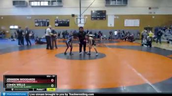 77 lbs Cons. Round 2 - Johnson Woodards, Anacortes Hawkeyes Wrestling C vs Cohen Wells, Ascend Wrestling Academy