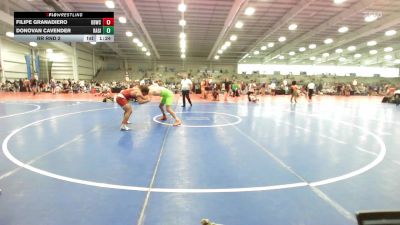 195 lbs Rr Rnd 2 - Filipe Granadiero, OBWC Red vs Donovan Cavender, Ragin Raisins Niagara HS