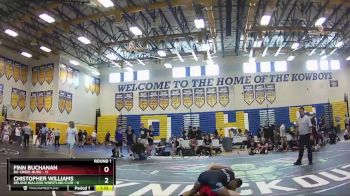 132 lbs Round 1 (8 Team) - Chistopher Williams, Deland Bulldog Wrestling Club vs Finn Buchanan, Bu-Creek-Burg
