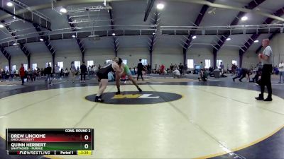 184 lbs Cons. Round 2 - Drew Linciome, Ohio University vs Quinn Herbert, Unattached - Purdue