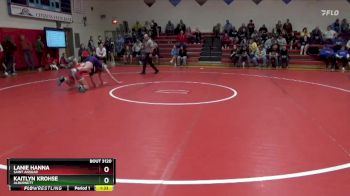 120 lbs Cons. Round 5 - Kaitlyn Krohse, Alburnett vs Lanie Hanna, Saint Ansgar