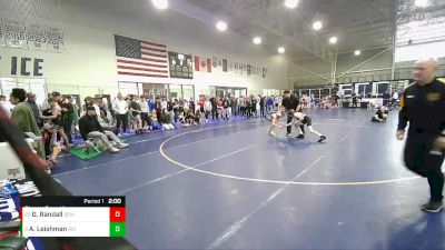 106 lbs Champ. Round 1 - Gavin Randall, Deweyville vs Ashton Leishman, Ridgeline