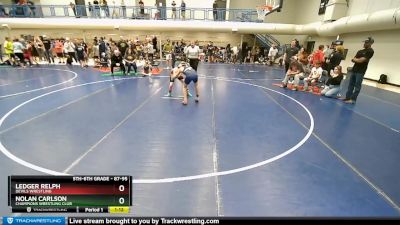 87-95 lbs Round 3 - Ledger Relph, Devils Wrestling vs Nolan Carlson, Champions Wrestling Club