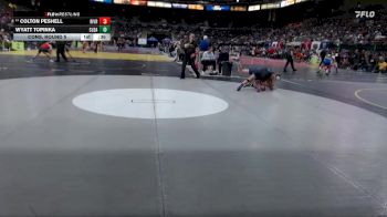 144 lbs Cons. Round 5 - Colton Peshell, Riverton vs Wyatt Topinka, Caldera