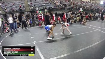 100 lbs Finals (8 Team) - Connor Anderson, North Dakota 2 vs Imareon Baxter, Nebraska Blue