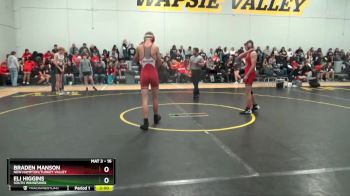 16 lbs Round 2 - Eli Higgins, South Winneshiek vs Braden Manson, New Hampton/Turkey Valley