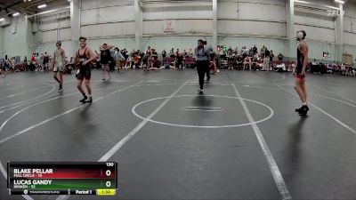 130 lbs Round 2 (8 Team) - Lucas Gandy, Kraken vs Blake Pellar, Full Circle