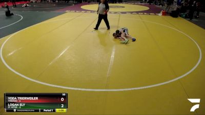 95 lbs Placement (4 Team) - Yoda Trierweiler, TMBWWG vs Logan Ely, St. Peter