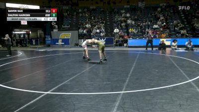 174 lbs Semifinal - Gaven Sax, Oklahoma vs Dalton Harkins, Army