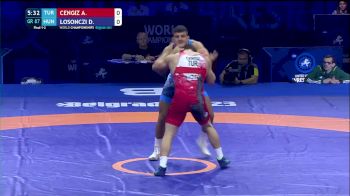 87 kg Finals 1-2 - Ali Cengiz, Turkey vs David Losonczi, Hungary