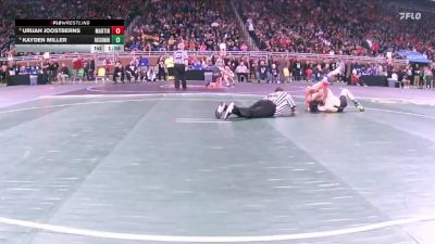 D4-132 lbs Champ. Round 1 - Urijah Joostberns, Martin vs Kayden Miller, Roscommon