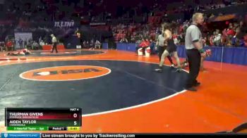 2 lbs Cons. Round 1 - Aiden Taylor, Carbondale vs Thurman Givens, Riverside (Brookfield)