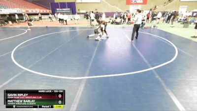 130-130 lbs Round 2 - Gavin Ripley, USAW Maine East Wrestling Club vs Matthew Barlay, Askren Wrestling Academy