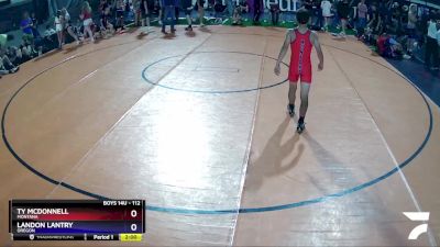 112 lbs Quarterfinal - Ty McDonnell, Montana vs Landon Lantry, Oregon