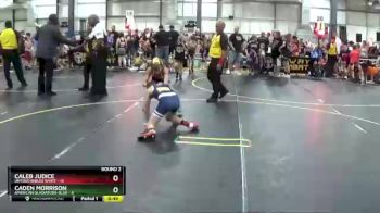70 lbs Round 2 (6 Team) - Caleb Judice, Untouchables White vs Caden Morrison, American Gladiators-Blue