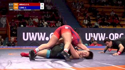 62 kg Quarterfinal - Kayla Miracle, USA vs Jia Long, CHN