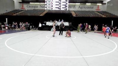 130 lbs Consolation - Zarianna Ioane, South Georgia Athletic Club vs Jaelyn Sullens, Lumpkin County Wresting