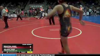 110 lbs Champ. Round 1 - Keldon Tiger, Chieftain Wrestling Club vs Braxton Jones, Lions Wrestling Academy