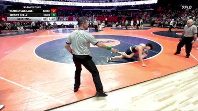 2A 175 lbs Semifinal - Brody Kelly, Elmhurst (IC Catholic) vs Marco Casillas, Mahomet (M.-Seymour)