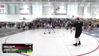 145 lbs Cons. Round 2 - Andrew MacGray, B2 Wrestling Academy vs Aidyn Collins, Club Not Listed