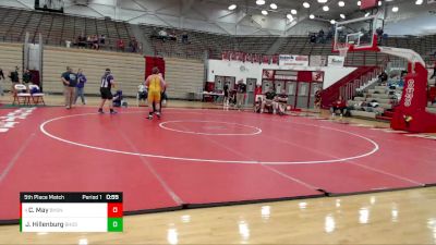 285 lbs 5th Place Match - Chase May, Bloomington North vs Jacqueline Hillenburg, Bloomington South