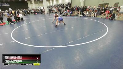 126 lbs Cons. Round 3 - Michael Malizzio, Team El1te Wrestling vs Truman Folkers, Sebolt Wrestling Academy