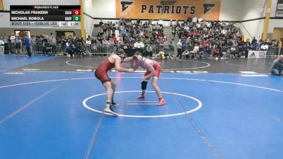 165Blue lbs Rr Rnd 1 - Nicholas Franzen, Sacred Heart vs Michael Bobola, Harvard