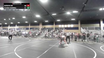 136 lbs Quarterfinal - Katelyn Lee, Paw vs Alanna Harwell, St. Marys