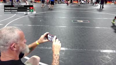 125/135 Round 3 - Parker Shealey, Colosseum vs Wesley Coates, Chicken Coop Wrestling