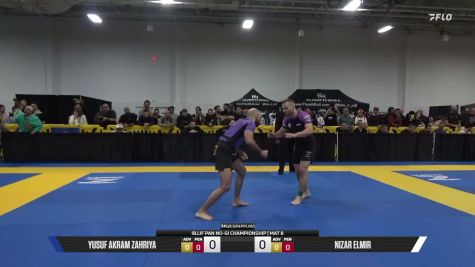 Nizar Elmir vs Yusuf Akram Zahriya 2026 Pan IBJJF Jiu-Jitsu No-Gi Championship