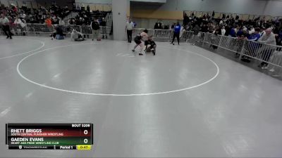 175 lbs Cons. Round 4 - Rhett Briggs, South Central Punisher Wrestling vs Gaeden Evans, Heart And Pride Wrestling Club