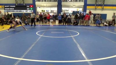 127 lbs Semifinal - Scott Young, State College vs Jason Beck, Abington Heights